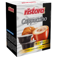 16 capsule Ristora Cappuccino compatibili A Modo Mio