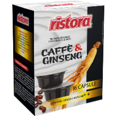16 capsule Ristora Ginseng Coffee compatibili A Modo Mio